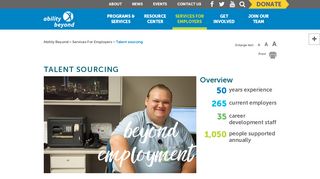 
                            2. Talent Souring - Ability Beyond for People with Disabilities CT&NY