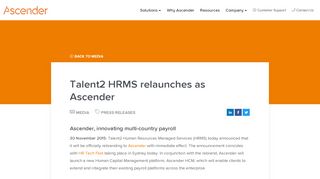 
                            8. Talent2 HRMS relaunches as Ascender - Ascender HCM