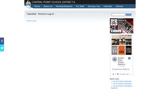 
                            6. TalentEd – Perform Log-in « Central Point School District #6