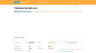 
                            8. Talentojo-kel.kpit.com: Welcome | Login