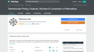 
                            4. Talentwunder Pricing, Features, Reviews & Comparison of ...