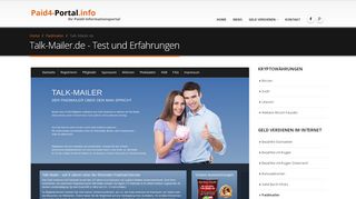 
                            6. Talk-Mailer.de - Test und Erfahrungen - paid4 …