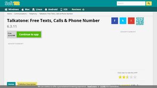 
                            4. Talkatone: Free Texts, Calls & Phone Free Download
