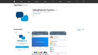 
                            1. TalkingPoints for Teachers on the App Store