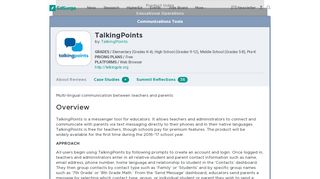 
                            4. TalkingPoints | Product Reviews | EdSurge