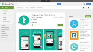 
                            2. Talkray - Free Calls & Texts - Apps on Google Play