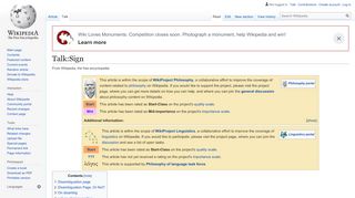 
                            6. Talk:Sign - Wikipedia