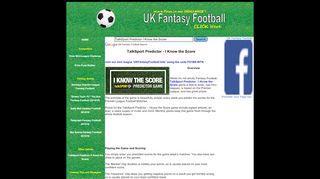
                            8. TalkSport Predictor - I Know the Score - UK Fantasy Football