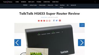 
                            9. TalkTalk HG633 Super Router Review | Trusted Reviews