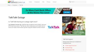 
                            4. TalkTalk Outage: Current Problems and Outages • Is The ...