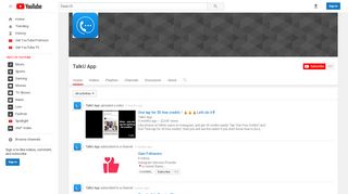 
                            9. TalkU App - YouTube