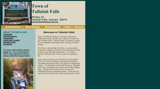 
                            5. Tallulah Falls Georgia
