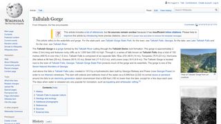 
                            9. Tallulah Gorge - Wikipedia