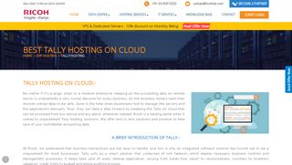 
                            6. Tally on Cloud | Tally ERP Hosting Solution on Cloud - Ricoh