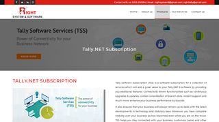 
                            7. Tally.NET Subscription