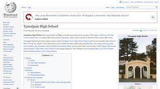 
                            9. Tamalpais High School - Wikipedia