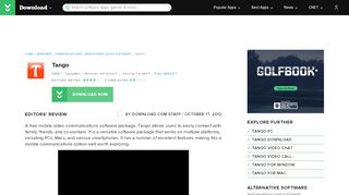 
                            8. Tango - Free download and software reviews - download.cnet.com