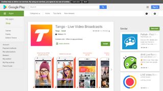 
                            5. Tango - Live Video Broadcasts - Apps on Google Play