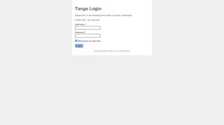 
                            1. Tango - Login | Tango