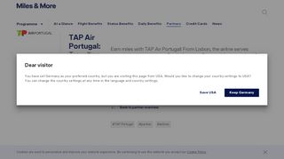 
                            6. TAP Air Portugal – Airlines | Miles & More