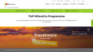 
                            8. TAP Miles&Go Programme - Earn miles | TAP Air Portugal