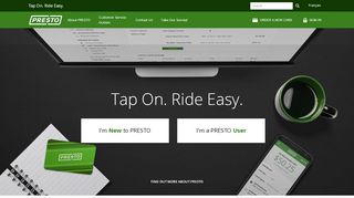 
                            9. Tap On. Ride Easy. - Presto card