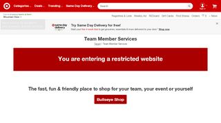 
                            2. Target Team Member Services