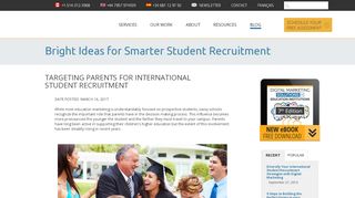 
                            5. Targeting Parents for International Student Recruitment