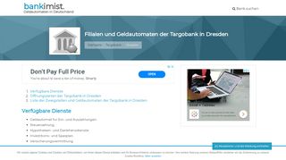 
                            8. Targobank in Dresden – Geldautomaten und Filialen