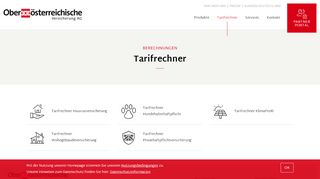 
                            6. Tarifrechner - Oberösterreichische Versicherung AG
