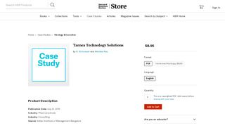 
                            8. Tarnea Technology Solutions - Harvard Business …