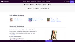 
                            3. Tarsal Tunnel Syndrome - Physiopedia