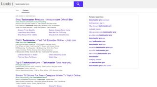 
                            5. taskmaster pro - Luxist - Content Results