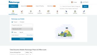 
                            7. Tata Docomo Online Recharge | Docomo Online Prepaid Recharge