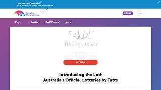 
                            1. Tattersalls | Buy TattsLotto Online | the Lott