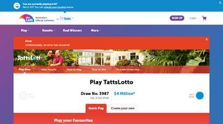 
                            10. TattsLotto ▷ Play Online | Australia's Official Lotteries | the Lott