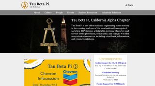 
                            7. Tau Beta Pi, California Alpha Chapter