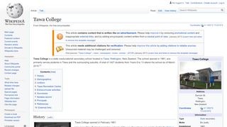 
                            8. Tawa College - Wikipedia