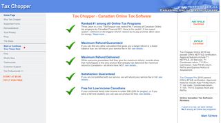 
                            1. Tax Chopper - Canadian Tax Software | Online Tax Software ...