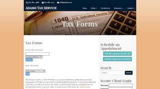 
                            3. Tax Forms | Adams Tax Service