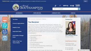 
                            3. Tax Receiver | Southampton, NY - Official Website