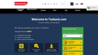 
                            1. Tax refund, Tax return, Tax rebate. | Taxback.com