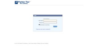 
                            3. Tax Research Solutions - Parker Tax Publishing - Login