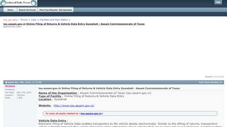
                            6. tax.assam.gov.in Online Filing of Returns & Vehicle Data ...