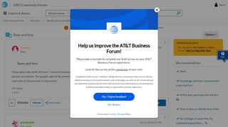 
                            7. Taxes and fees - AT&T Community