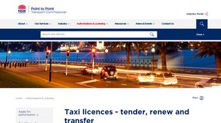 
                            6. Taxi Licences - Buy, Lease, Renew and Transfer - Point to ...