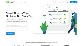 
                            8. TaxJar: Automated Sales Tax Reporting & Filing