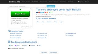 
                            7. Tbc corp employee portal login Results For Websites Listing