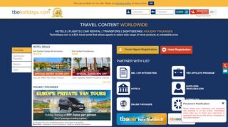 
                            10. TBOHolidays - B2B Portal for Travel agents, Hoteliers, Suppliers and ...
