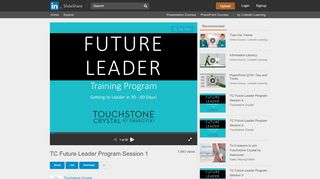 
                            5. TC Future Leader Program Session 1 - SlideShare